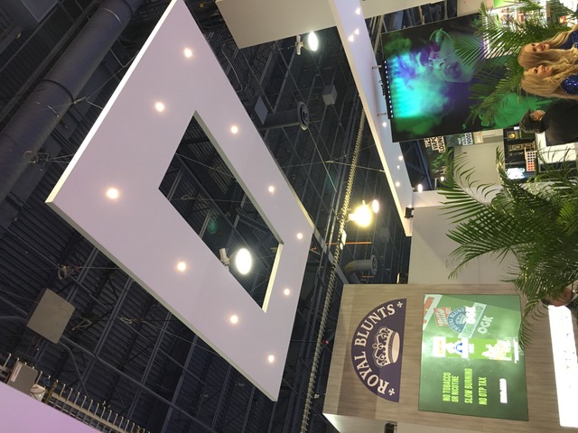 Overhead hanging display by FIVE